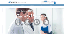 Desktop Screenshot of global.topcon.com